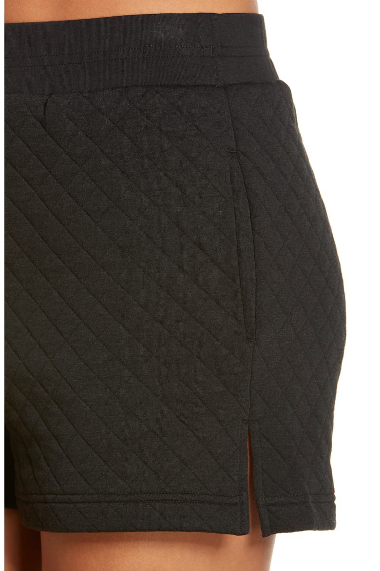 Quilted Arena Boxing Shorts, Alternate, color, BLACK