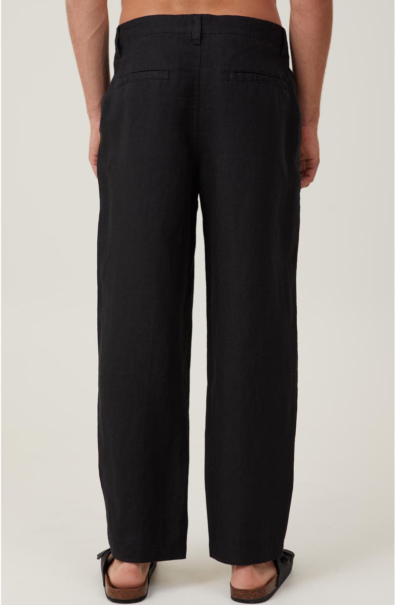 Cotton On Men's Linen Pleat Pant, Alternate, color, 