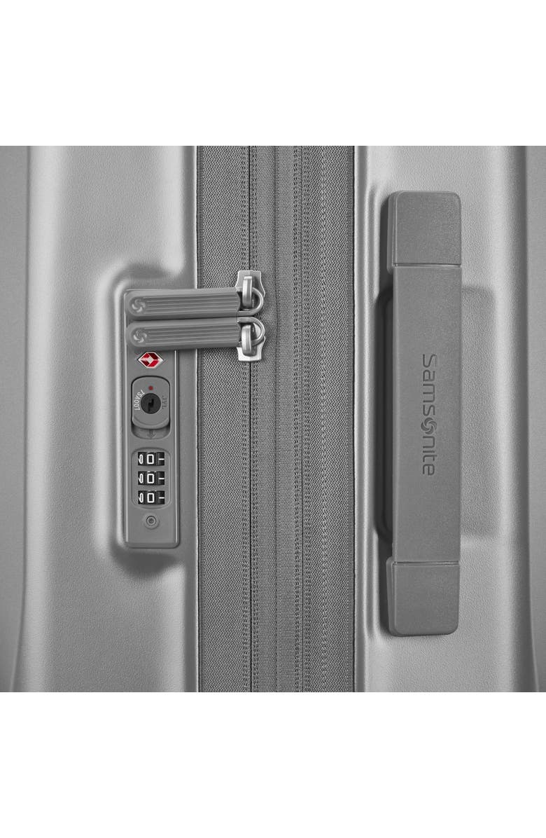 Samsonite Uplift Hardside Carry On Spinner, Alternate, color, Silver Shimmer