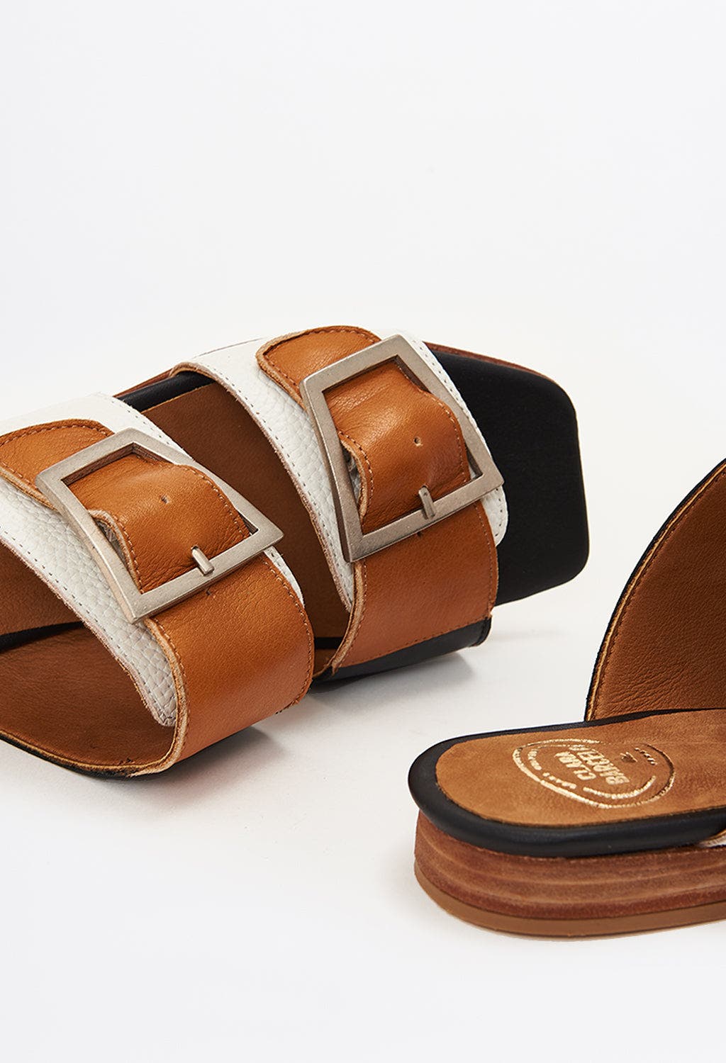 Double Trouble Slide Sandal, Alternate, color, Tan
