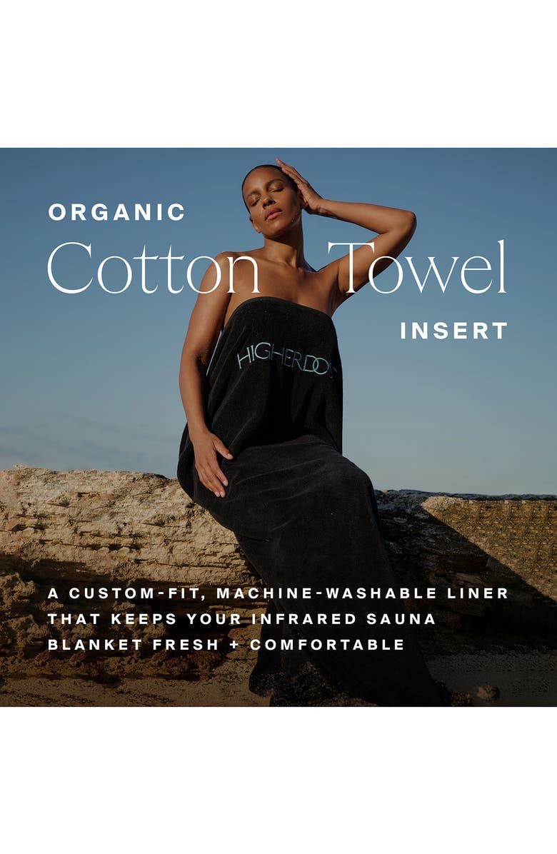 HigherDOSE Sauna Blanket Insert, Alternate, color, Black