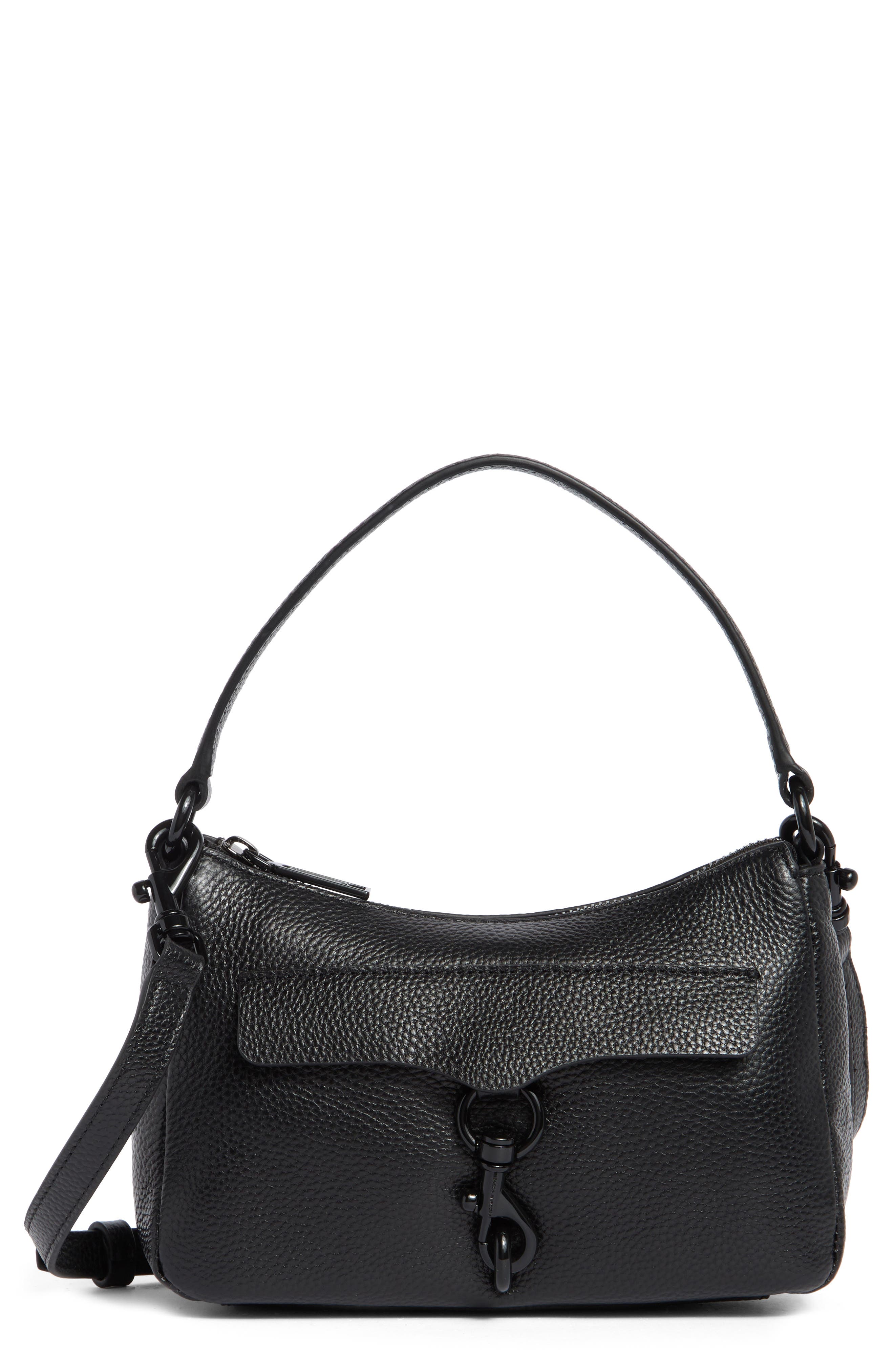 Rebecca Minkoff Megan Mini Leather Shoulder Bag, Main, color, 