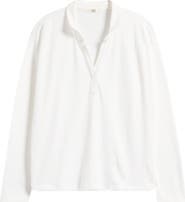 NZT by NIC+ZOE Easy Long Sleeve Cotton Polo