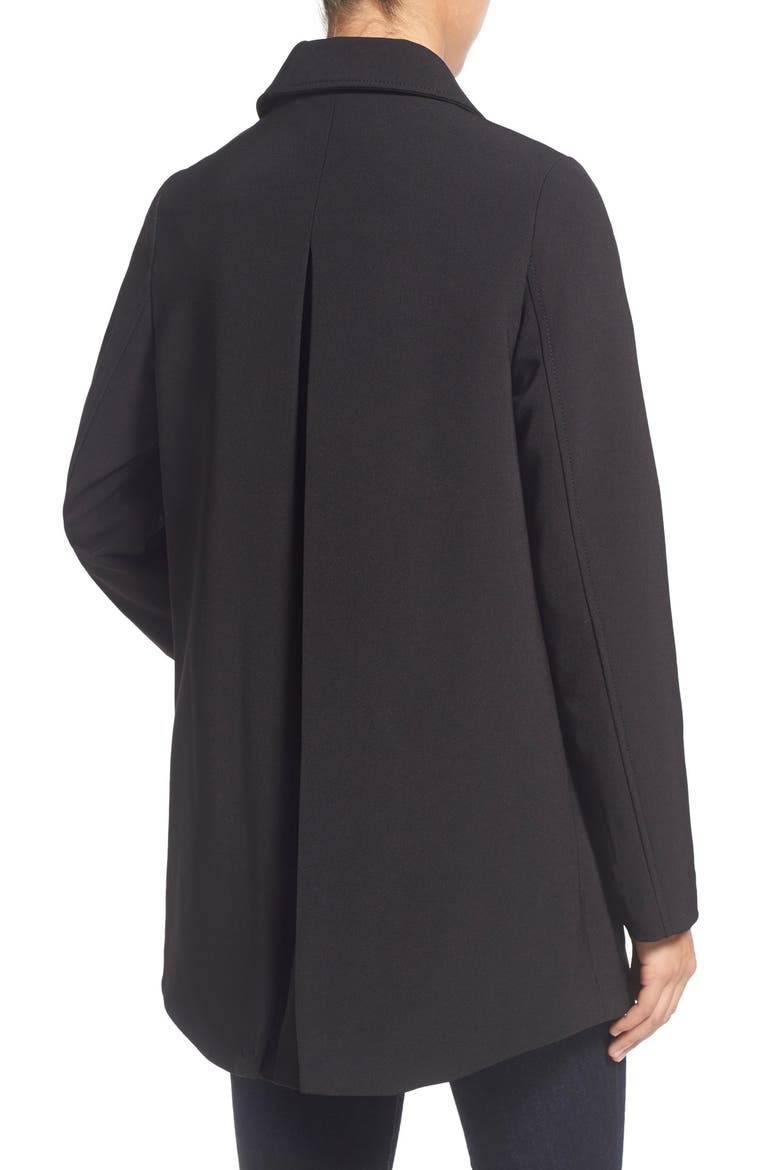 T Tahari Crepe Topper, Alternate, color, BLACK
