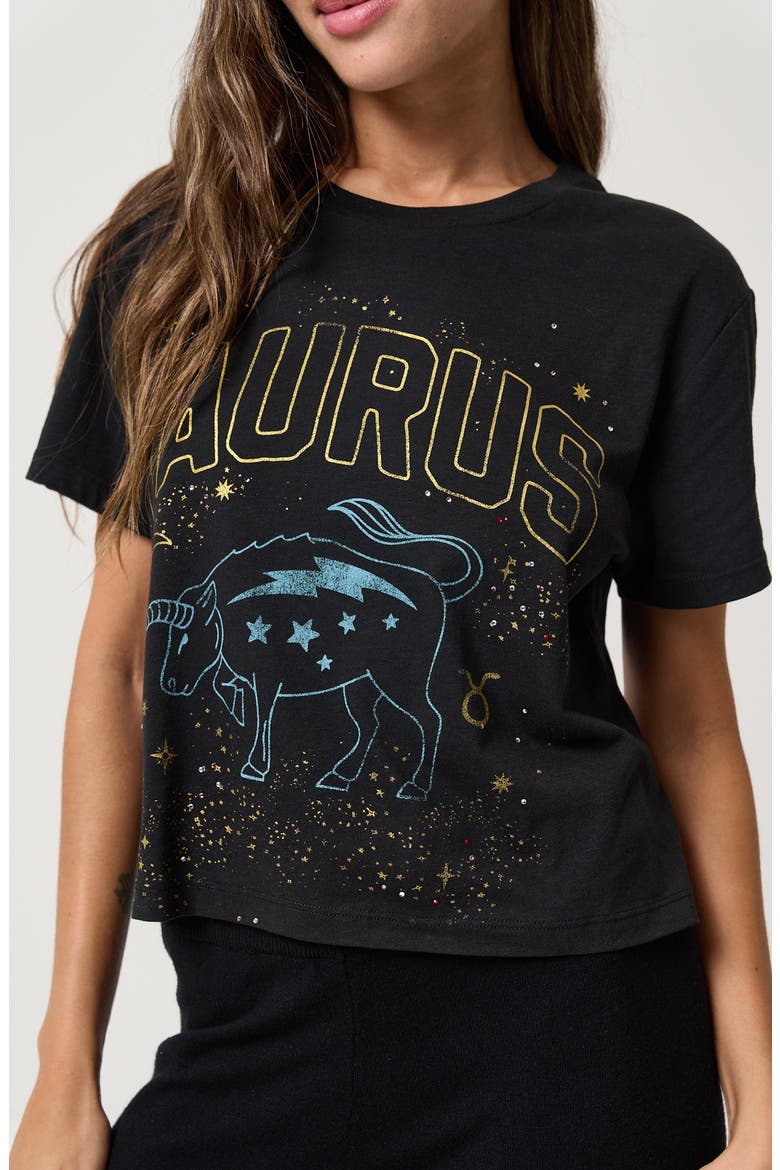 Taurus Mercury Graphic T-Shirt, Alternate, color, BLACK