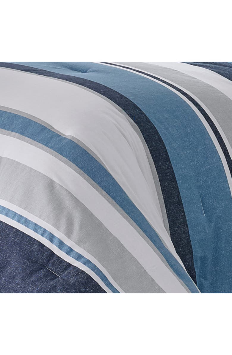 Nautica Westport Reversible Comforter & Sham Set, Alternate, color, Navy