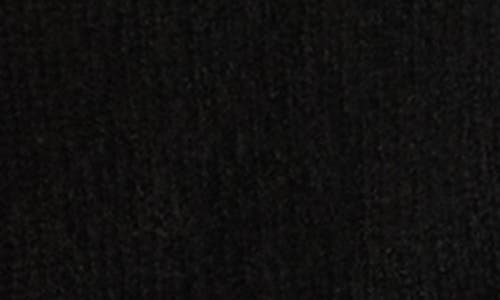 Steve Madden Sereia Tie Front Crop Cardigan In Black