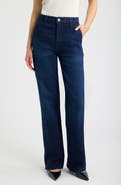 FRAME The High Waist Straight Leg Trouser Jeans