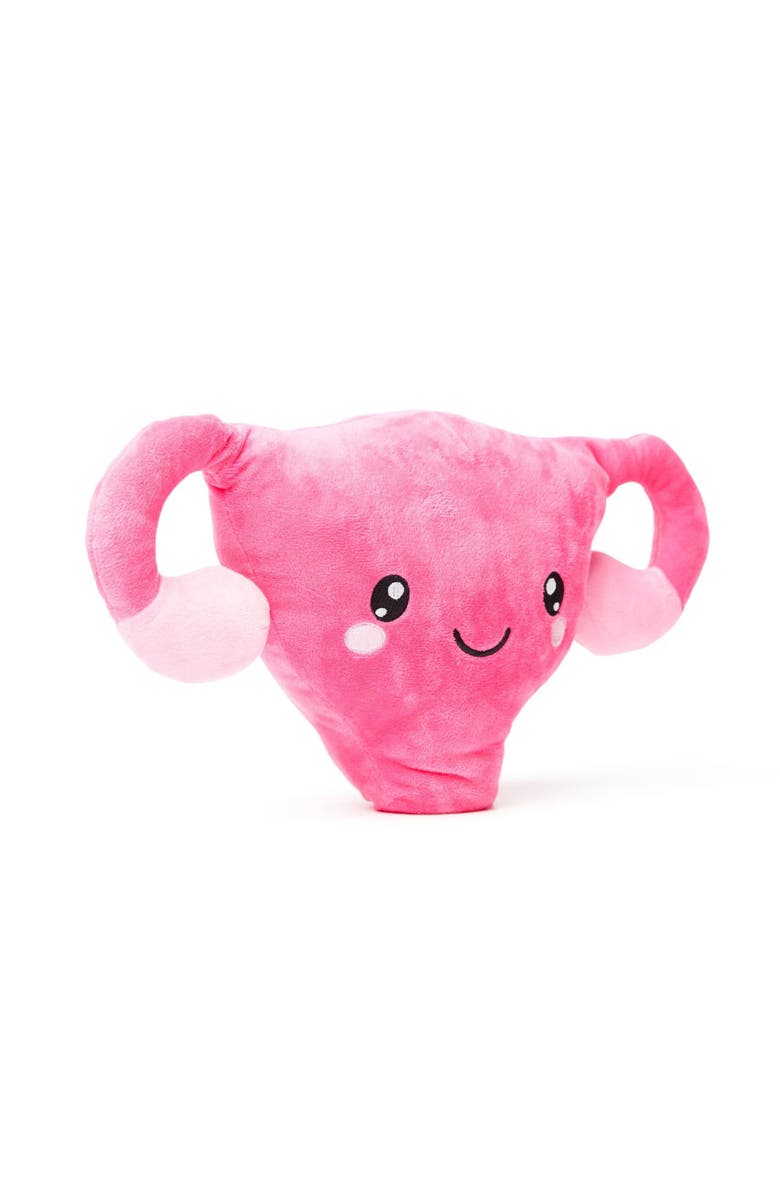 Nerdbugs Uterus Plushie Organ, Alternate, color, Bright Pink