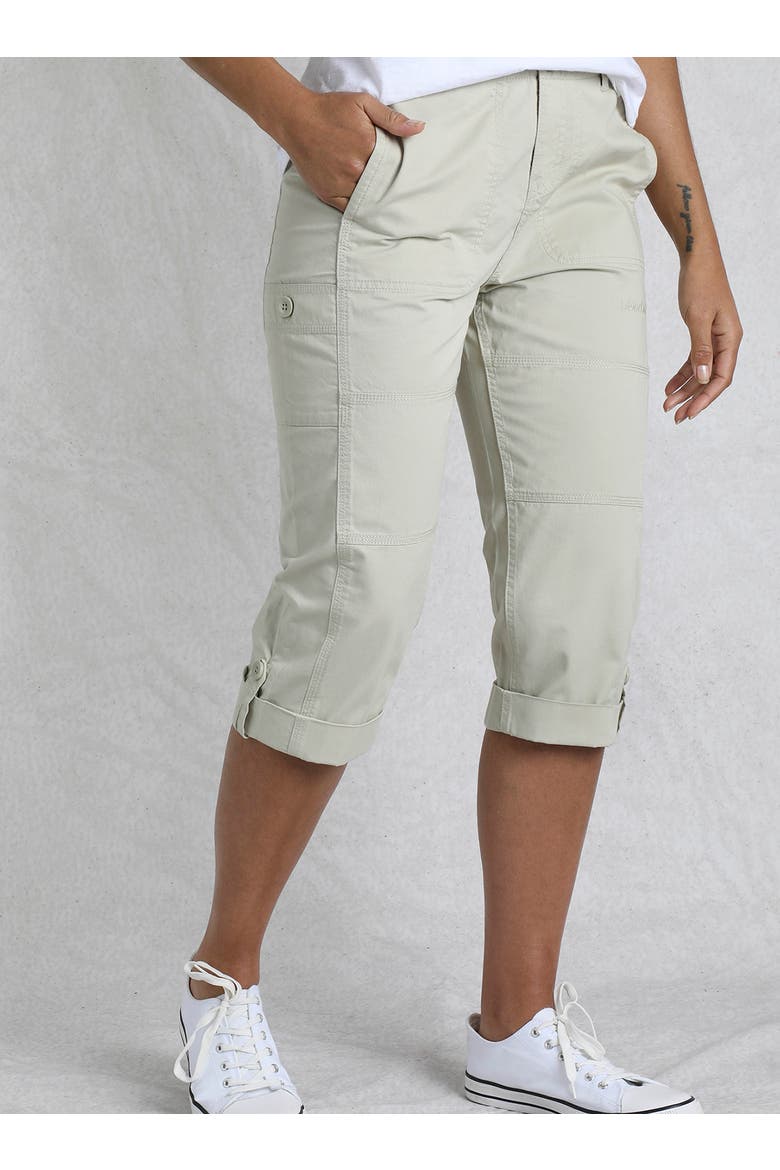 Salena 3/4 Length Trousers, Main, color, Oyster