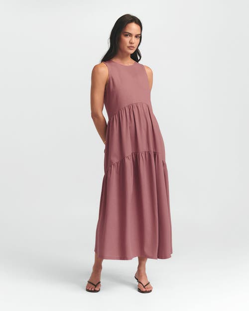 St Mrlo Remi Tiered Dress In Pink