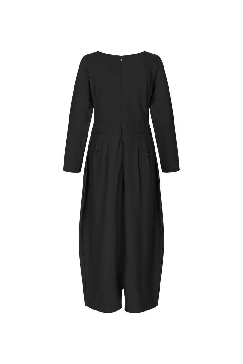 MaNaelise Long Sleeve Maxi Dress, Alternate, color, Black
