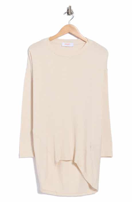 Ribbed Scoop Neck Sweater