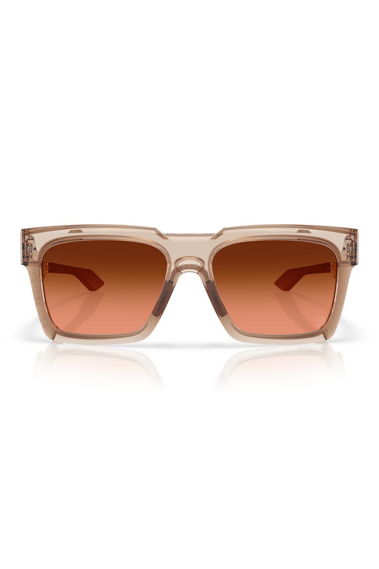 Gender Inclusive Enigma Ink 59mm Square Sunglasses, Main, color, DL TRANS WARM BROWN / BRONZE