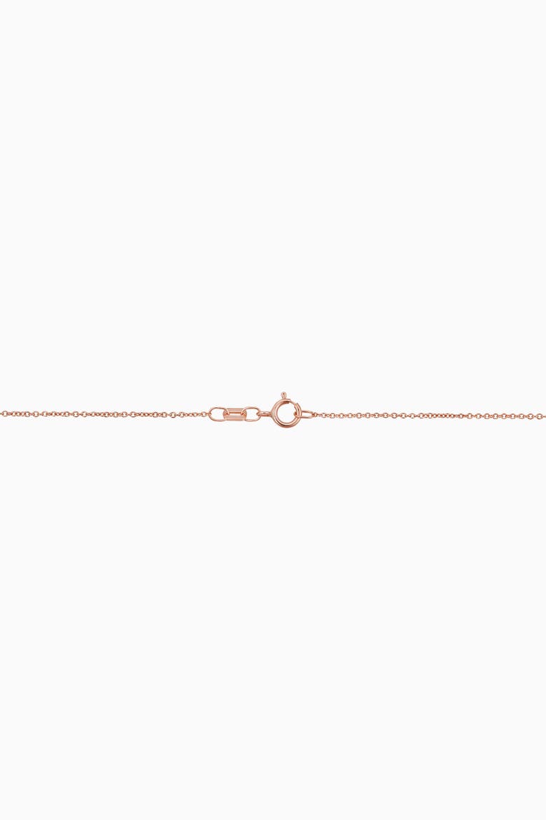 14K Gold Compass Rose Pendant Necklace, Alternate, color, Rose Gold