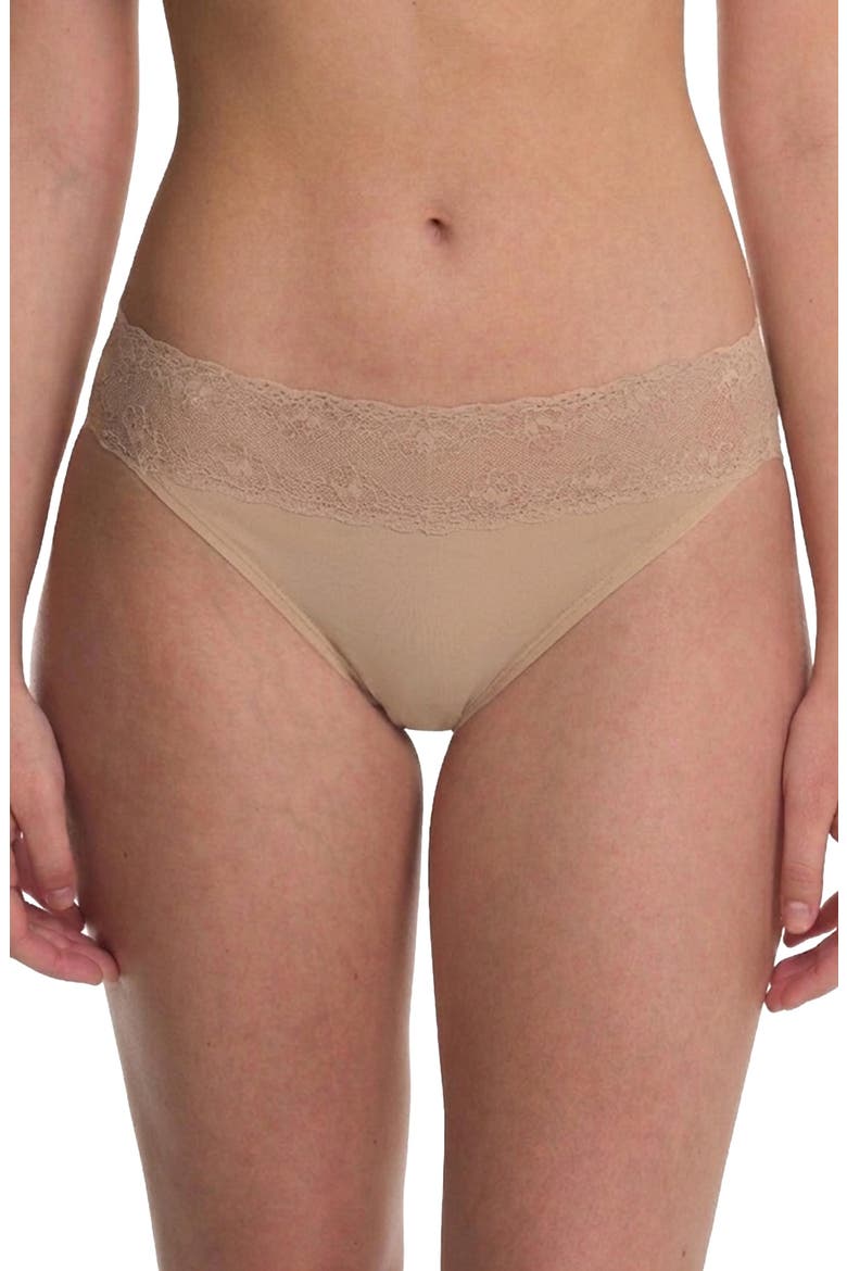 Bliss Perfection One Size French Cut Brief 2-Pack, Alternate, color, Cafe
