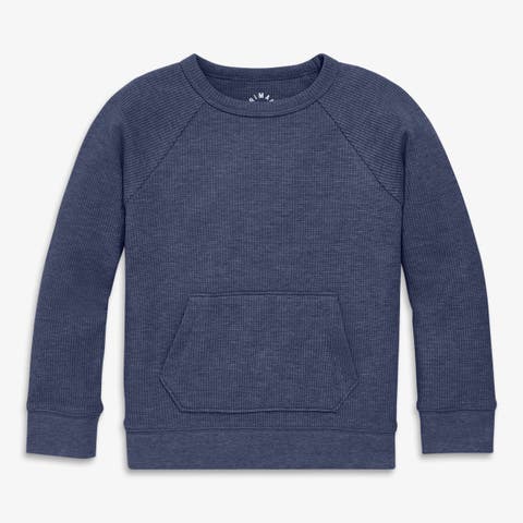 Kids Heathered Waffle Pocket Tee (Toddler, Little Kid, Big Kid)