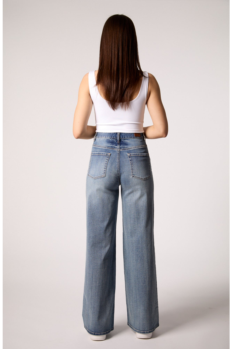Waverly Mid Rise Wide Leg Jean, Alternate, color, Dallas
