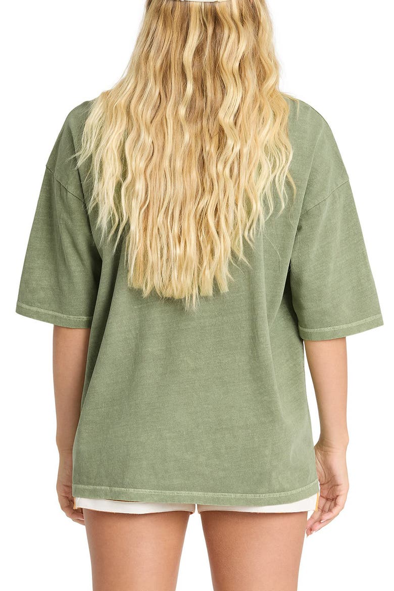 Wave Stamp Graphic T-Shirt, Alternate, color, ARMY GREEN