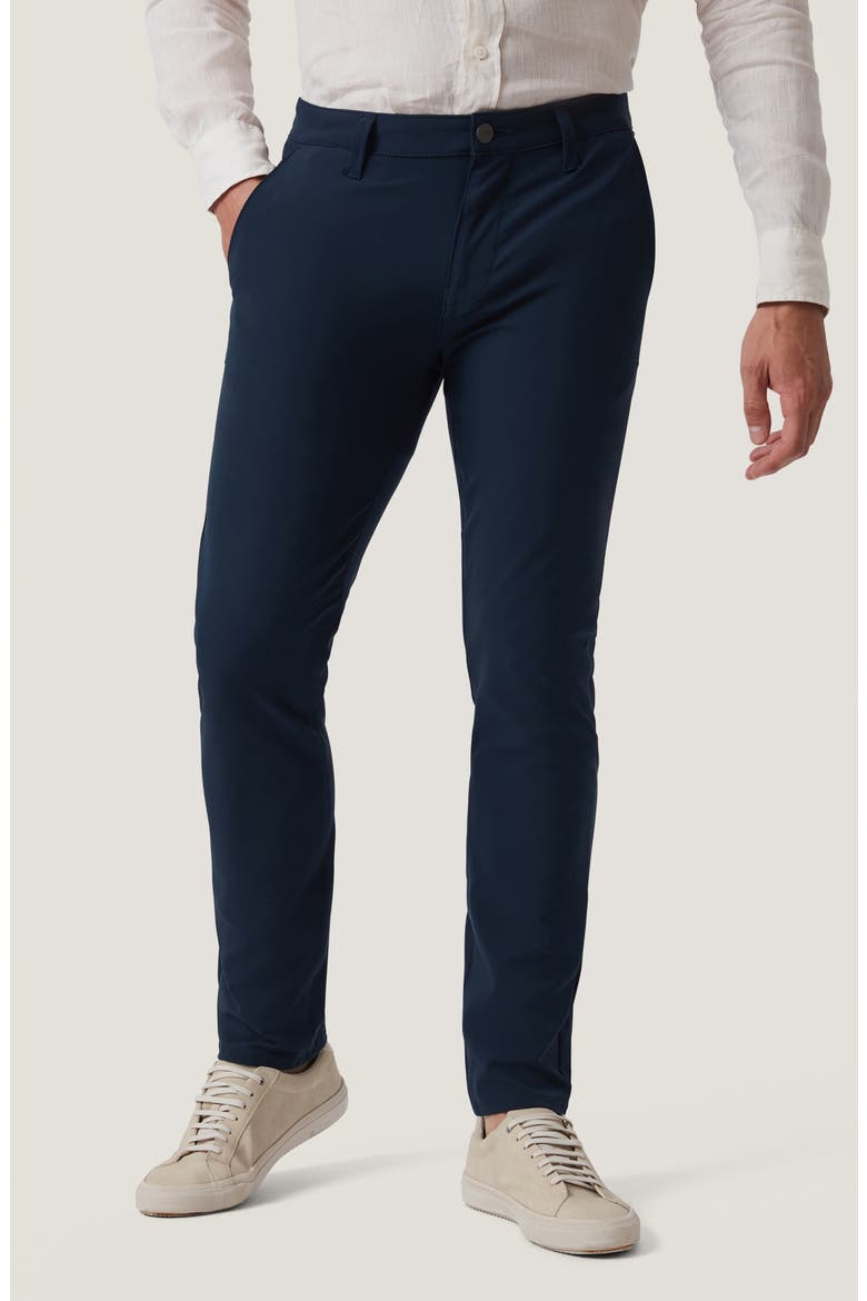 Verona Slim Fit Chinos, Main, color, NAVY COMMUTER LUXE