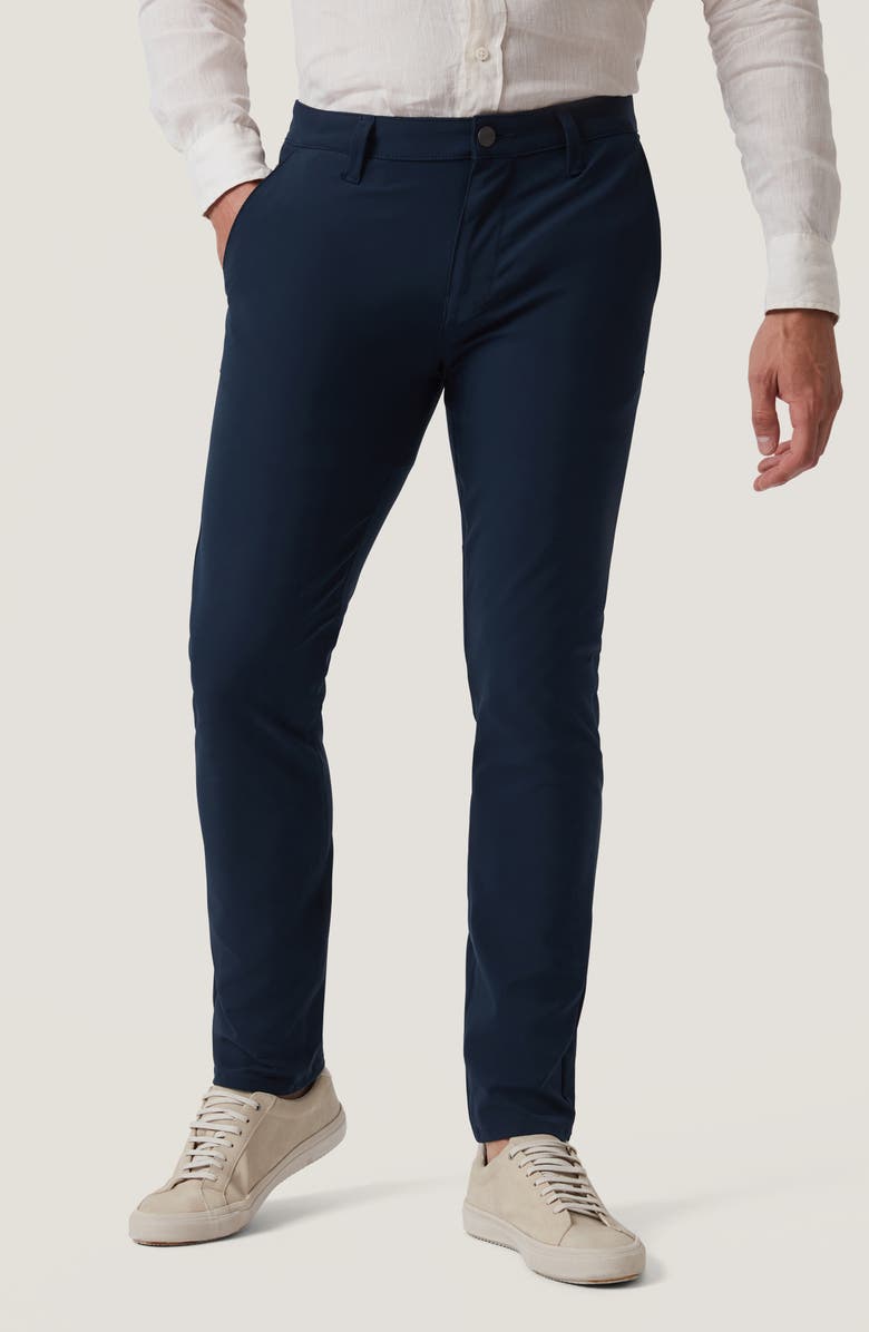 34 Heritage Verona Slim Fit Chinos, Main, color, Navy Commuter Luxe