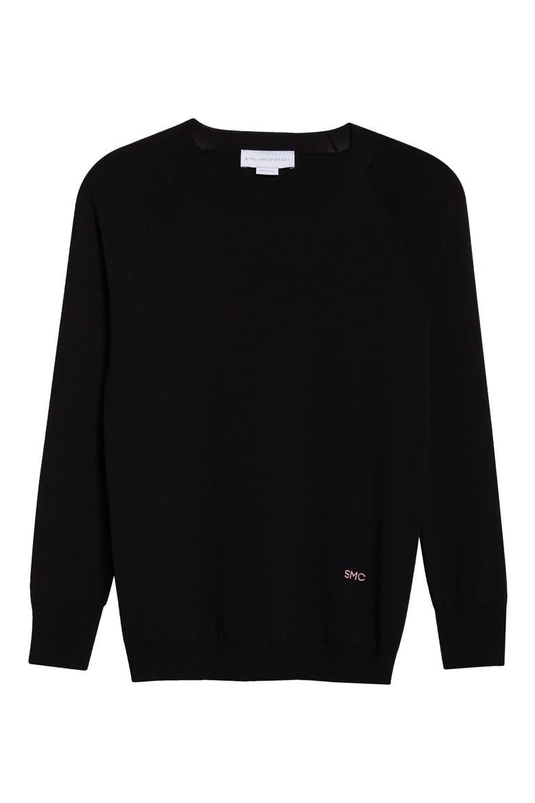 Compact Knit Top, Alternate, color, BLACK