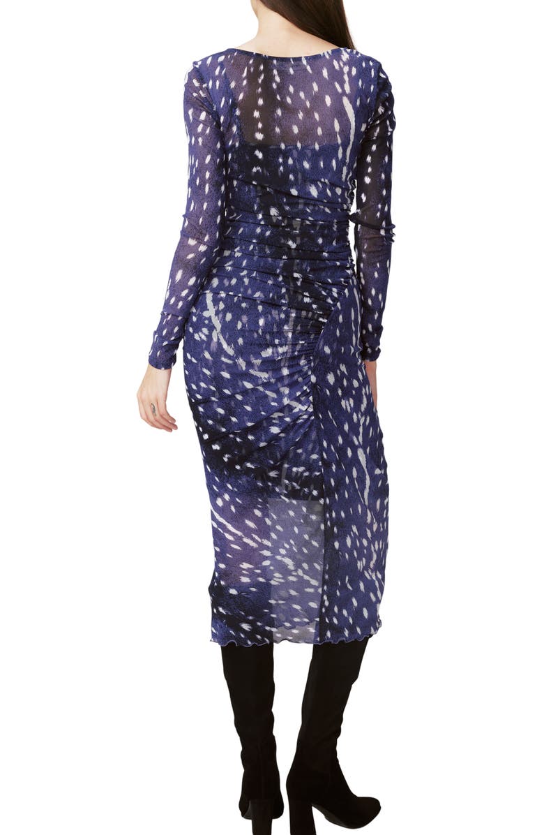 DVF Oslo Long Sleeve Dress, Alternate, color, 