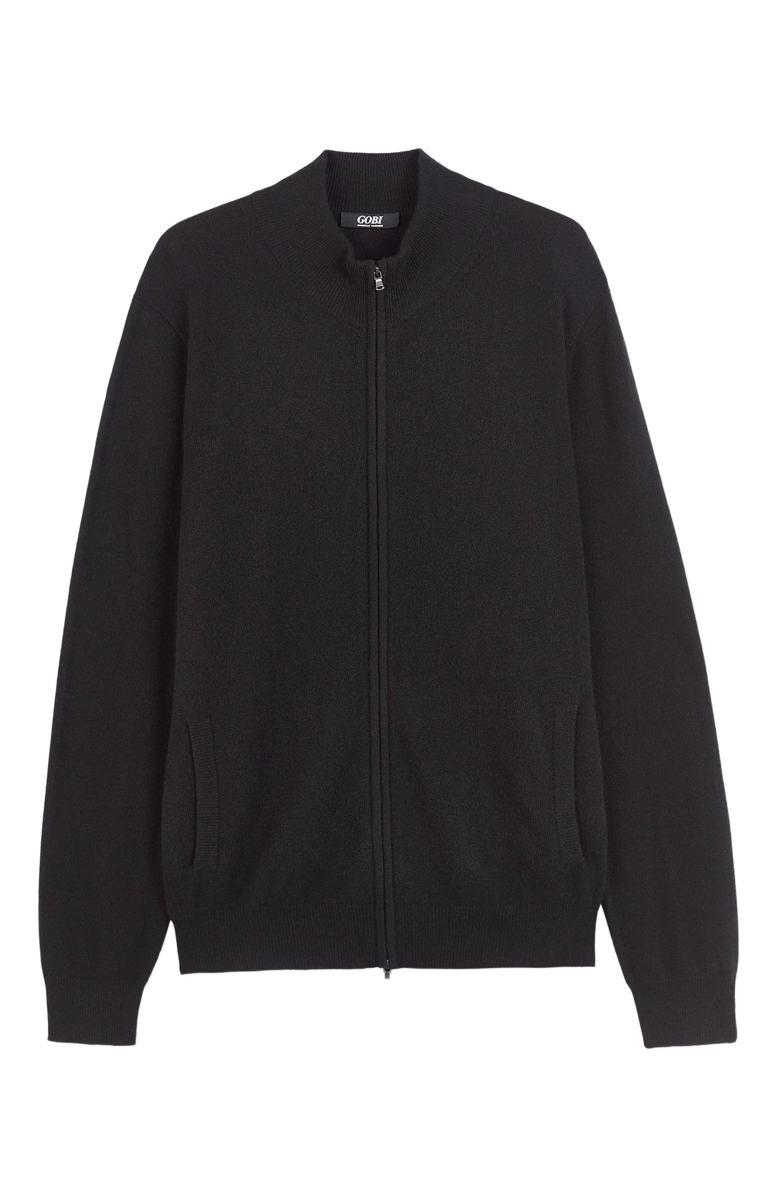 Gobi Cashmere Essential Full-Zip Cashmere Cardigan (Men) | Nordstrom