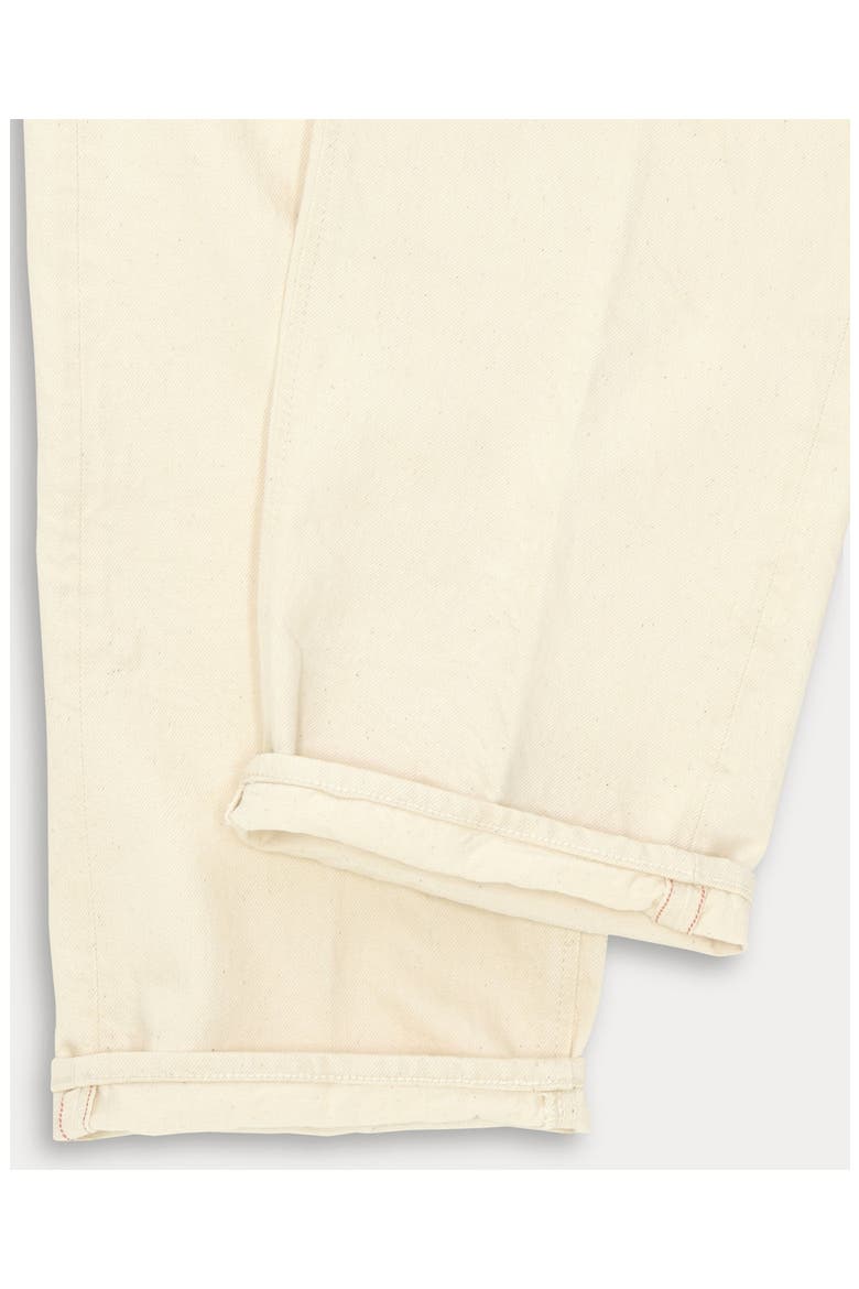 914 Leo 29 Japanese Selvedge Five-Pocket High-Waist Bull Denim Pants, Alternate, color, Ecru