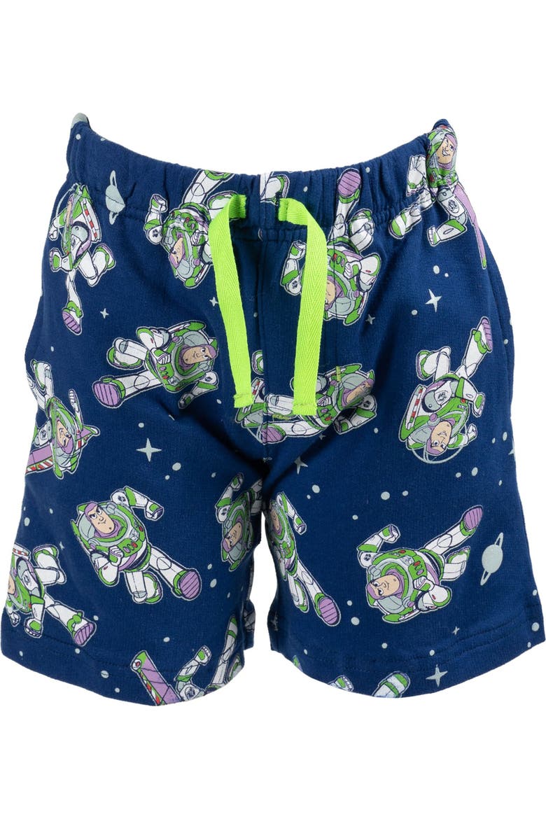 Toy Story 2-Piece T-Shirt and Shorts Set, Main, color, Buzz Lightyear Navy