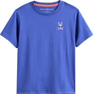 Psycho Bunny Kids' Luca Embroidered Pima Cotton T-Shirt
