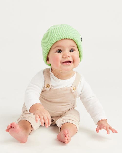 Hemlock Ranger Baby Beanie In Lime