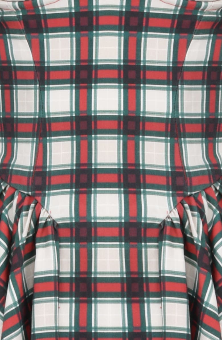 HOUSE OF CB Eliza Tartan Long Sleeve Midi Dress, Alternate, color, 