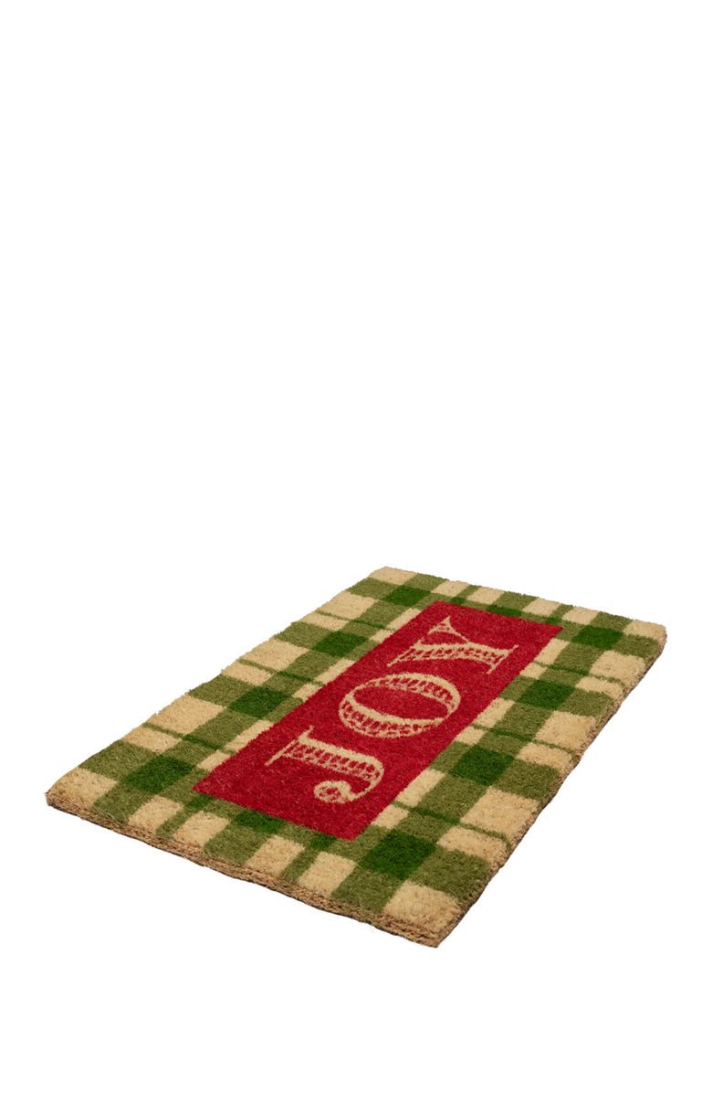 ENTRYWAYS Joy Handwoven Coconut Fiber Doormat, Alternate, color, Multi