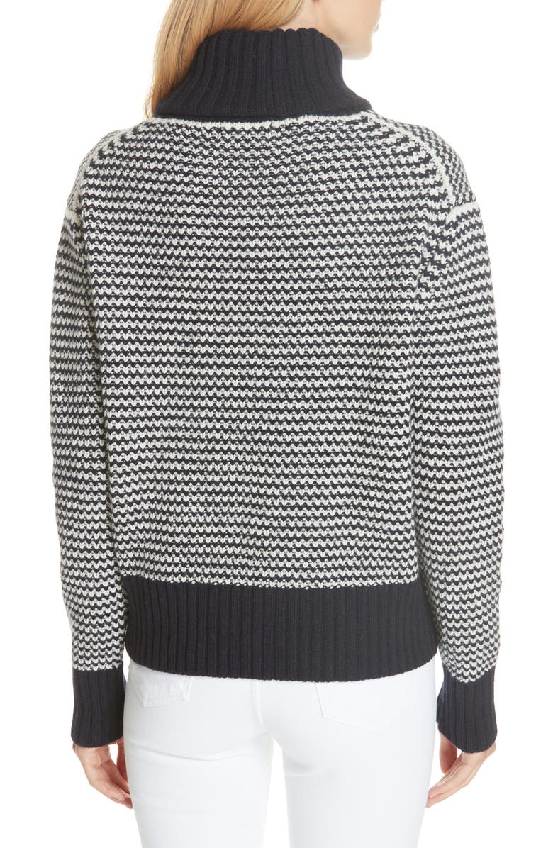 &Daughter Roshin Textured Roll Neck Wool Sweater, Alternate, color, 