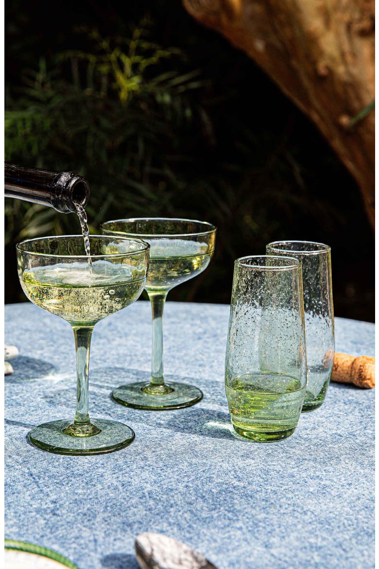 Provence Stemless Champagne Flute, Alternate, color, BASIL