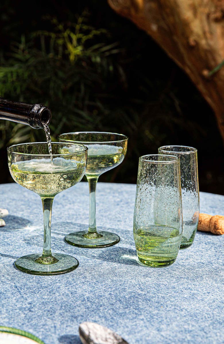 Juliska Provence Stemless Champagne Flute, Alternate, color, Basil