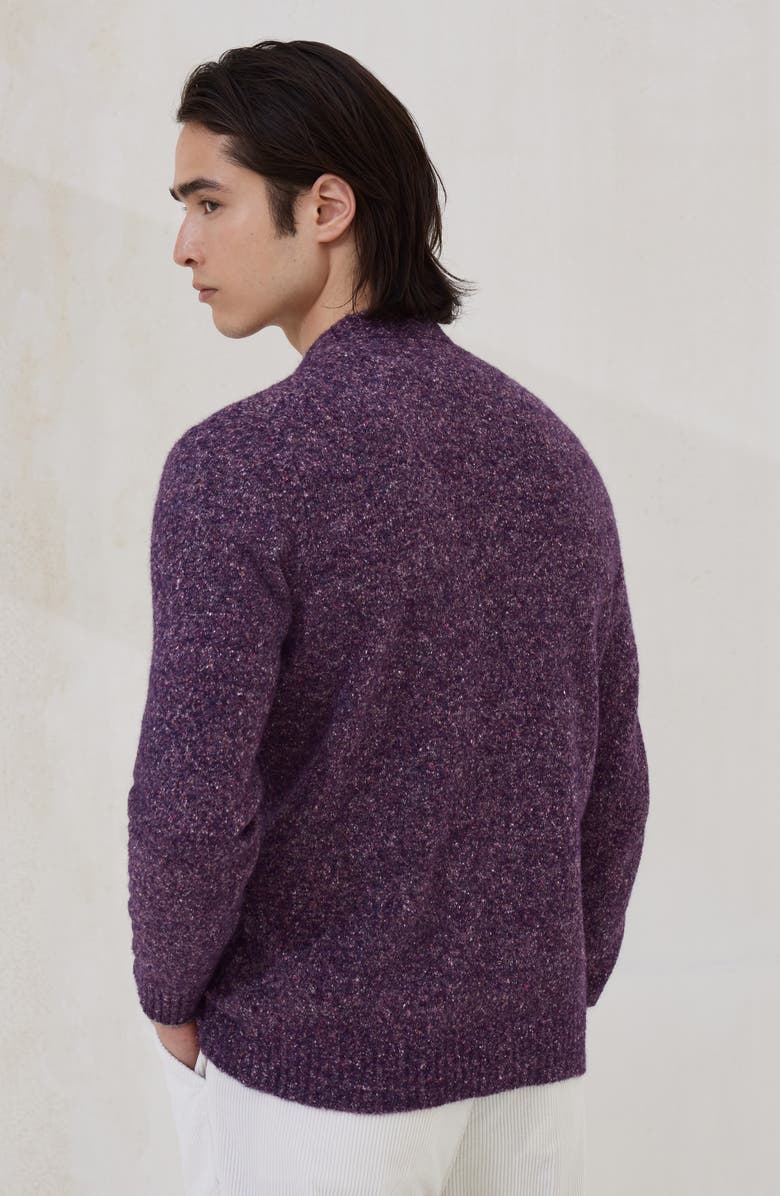 Brunello Cucinelli Buttoned cardigan, Alternate, color, Burgundy