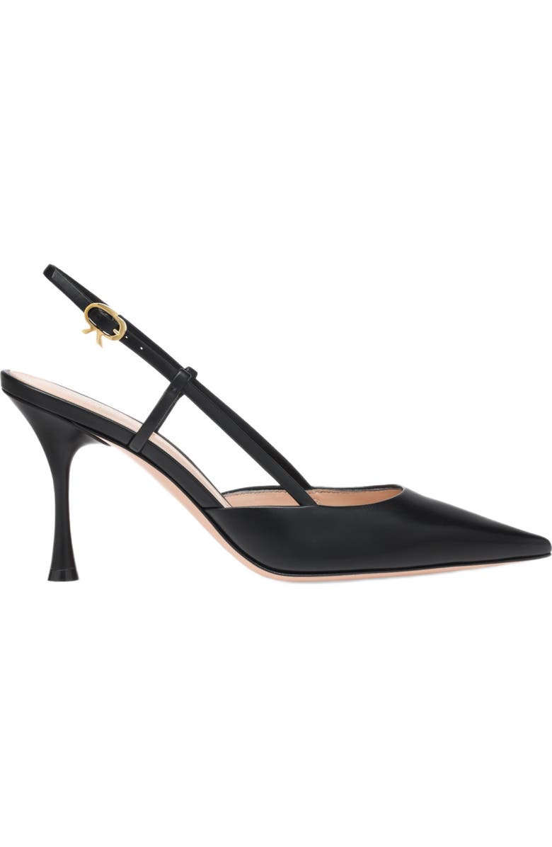 Gianvito Rossi Ascent Slingback, Main, color, Black