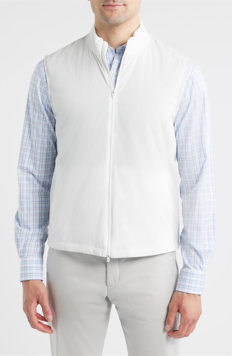 johnnie-O Charlton Performance Vest, Alternate, color, White