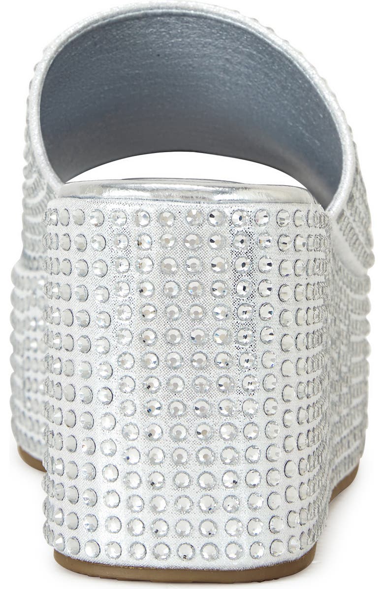 AZALEA WANG Arachna Platform Wedge Sandal, Alternate, color, Silver