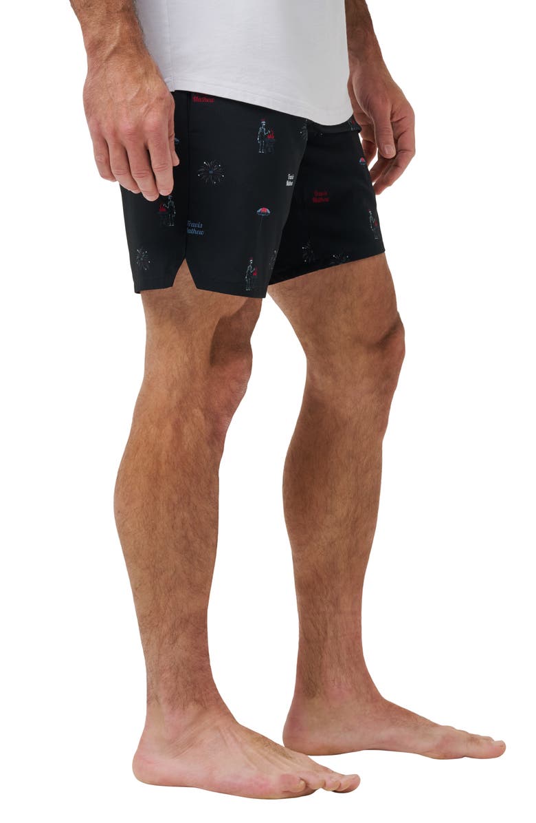 TravisMathew Red White & Booyah Board Shorts, Alternate, color, 