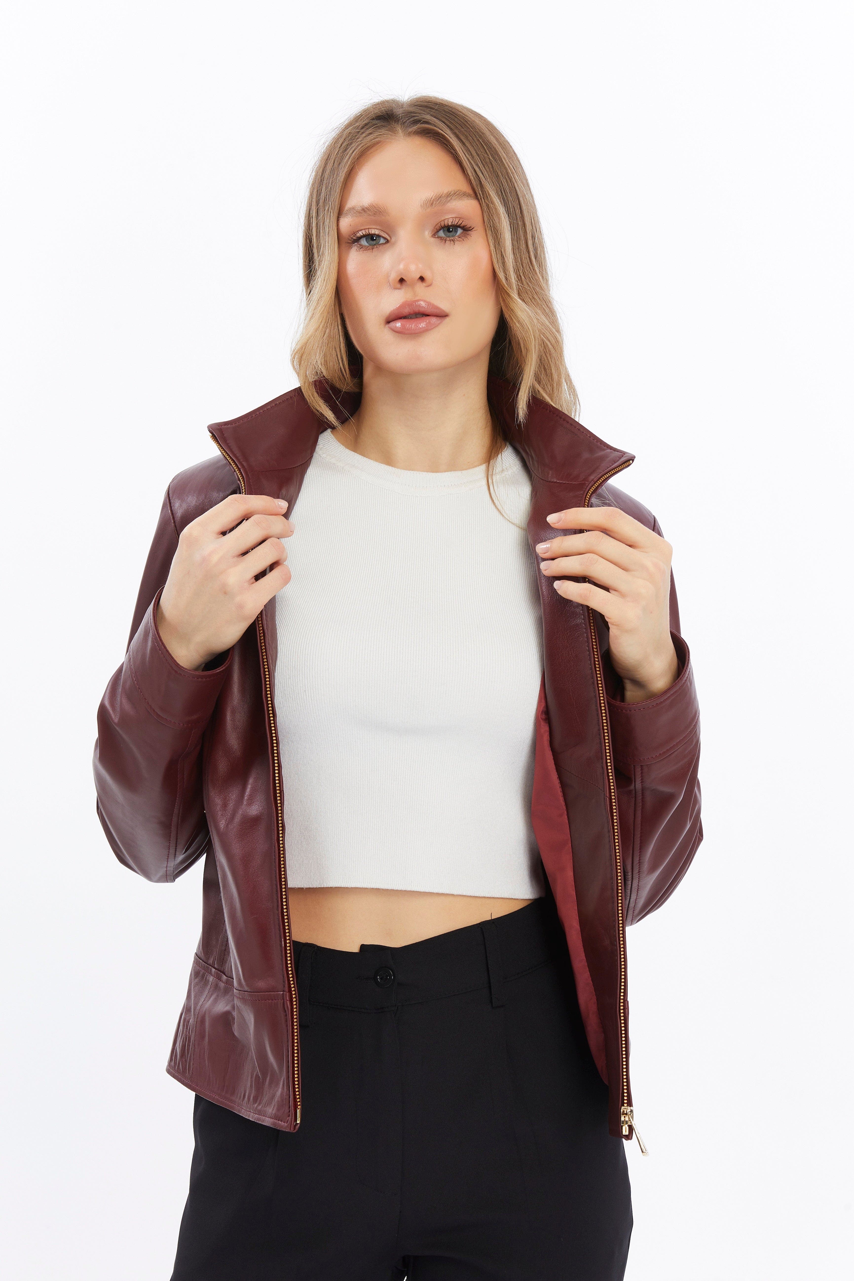 Blythe Leather Jacket - image 4