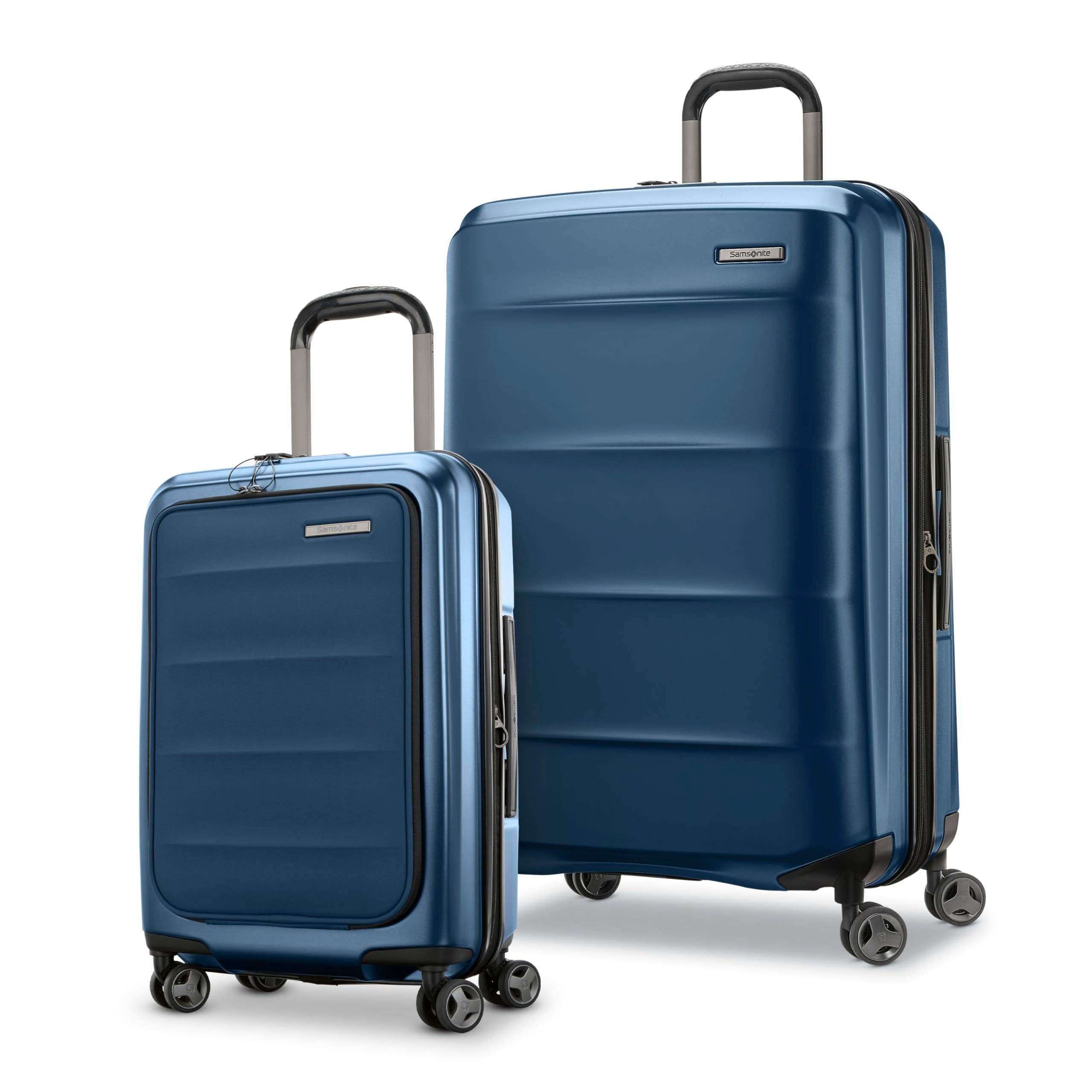 Samsonite Octiv 2-Piece Set (Pro Front Pocket 20/28) Hardside Spinner, Main, color, Blue Denim