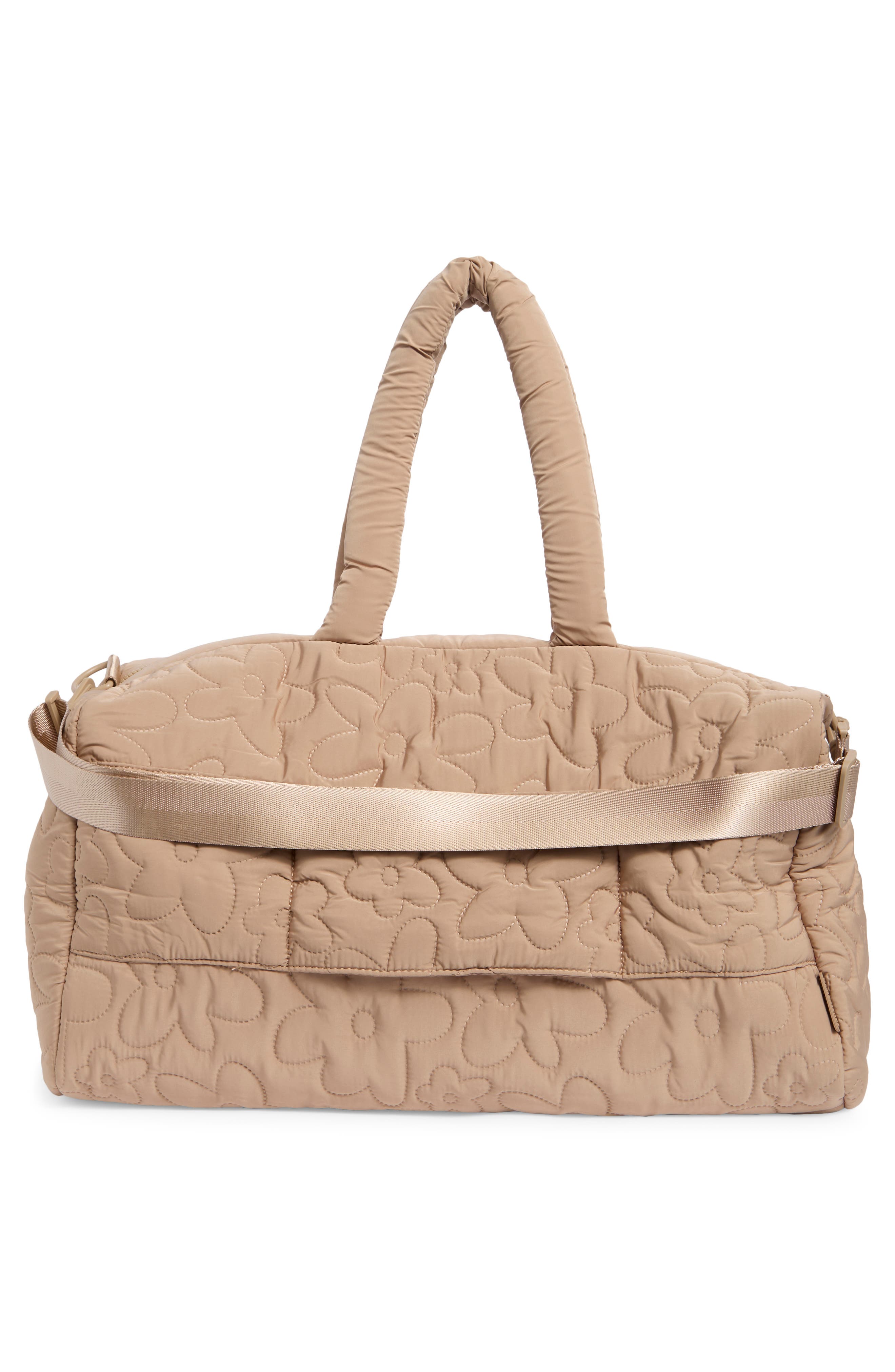 Quilted Duffle Bag, Alternate, color, NORDSTROM MAPLE
