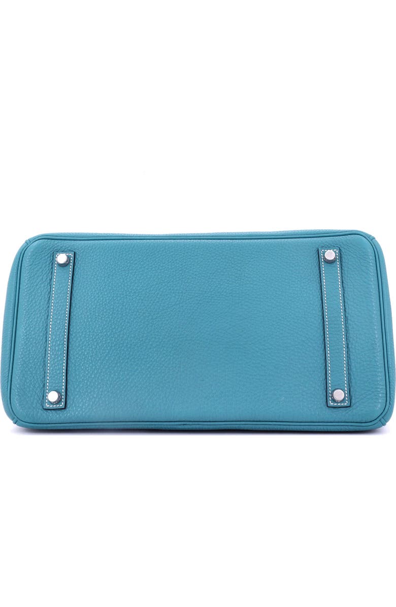 Pre-Owned Hermes Birkin Handbag Blue Togo with Palladium Hardware 35, Alternate, color, Bleu Jean