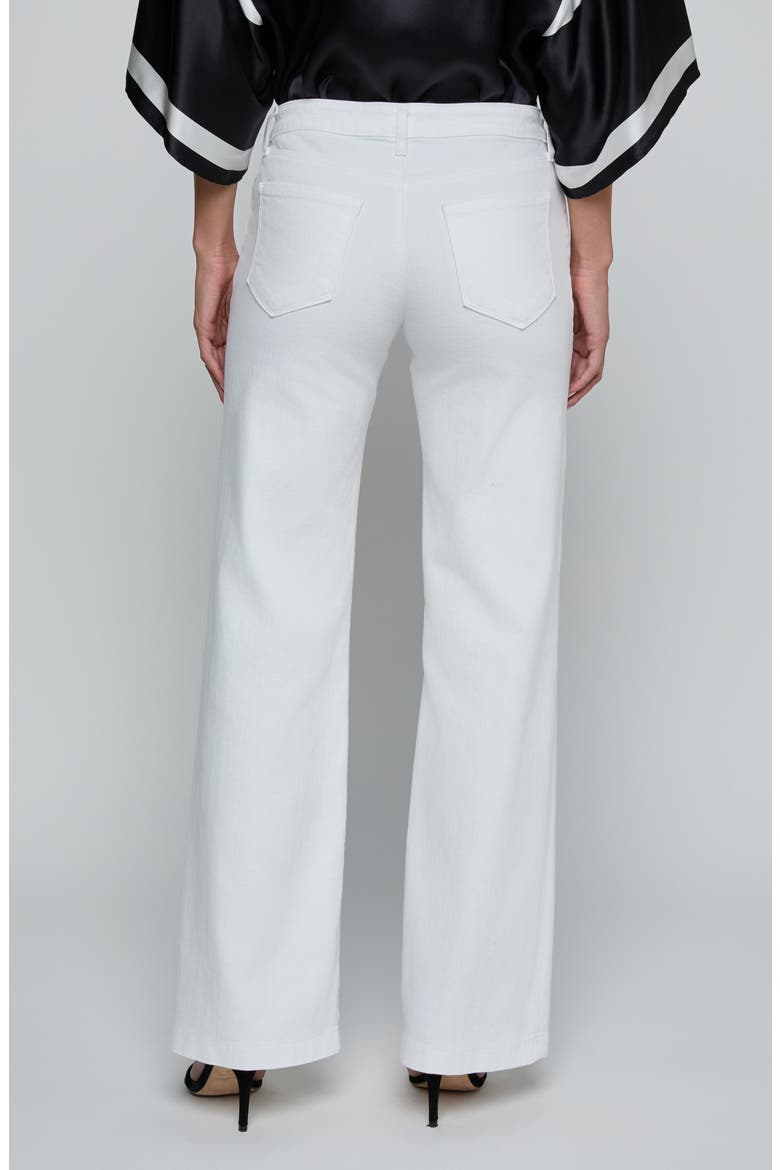 Joanne Wide Leg Jeans, Alternate, color, BLANC