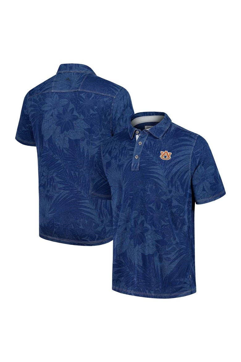 Men's Tommy Bahama Navy Auburn Tigers Big & Tall Sport Santiago Paradise Polo, Main, color, Navy