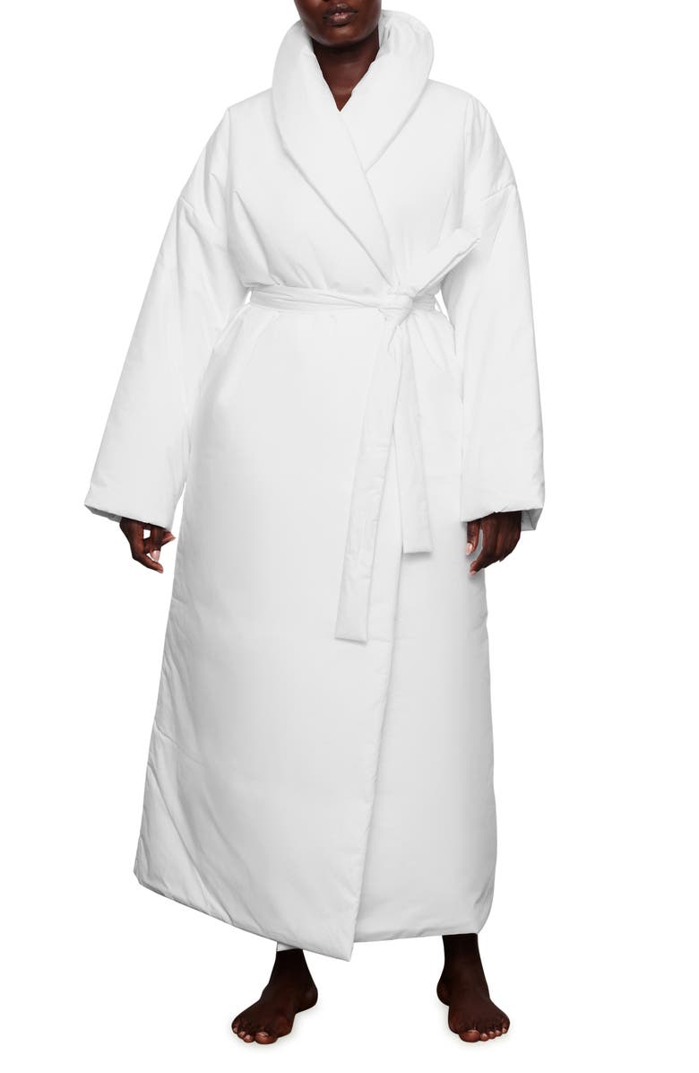 SKIMS Cotton Duvet Robe, Alternate, color, 