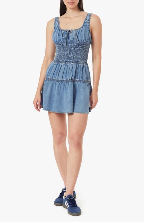 Smocked Minidress